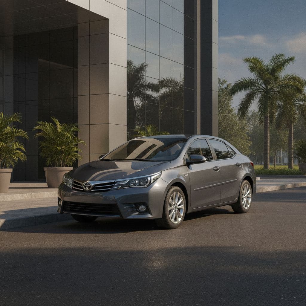 Location Toyota Corolla avec chauffeur pour la ville, Conakry