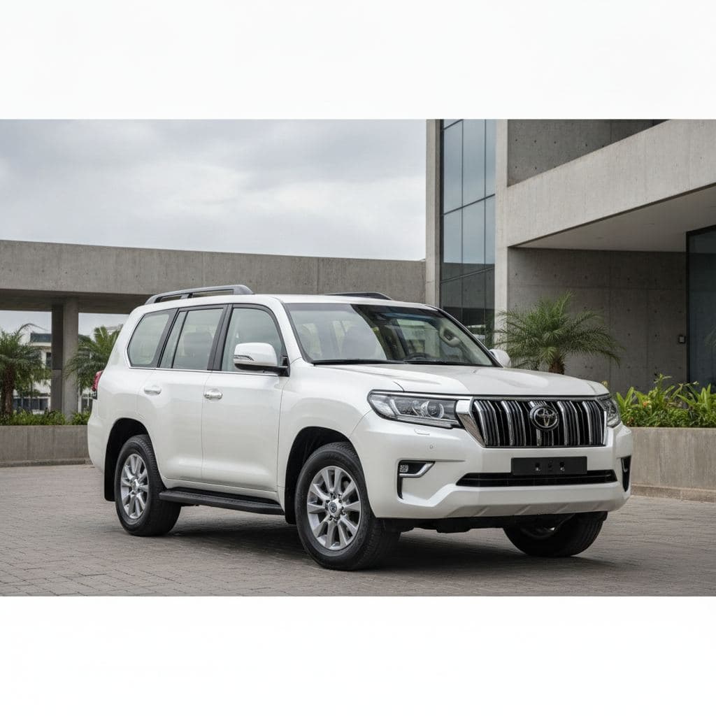 Location Toyota Land Cruiser 300 avec chauffeur à Conakry — vue avant
