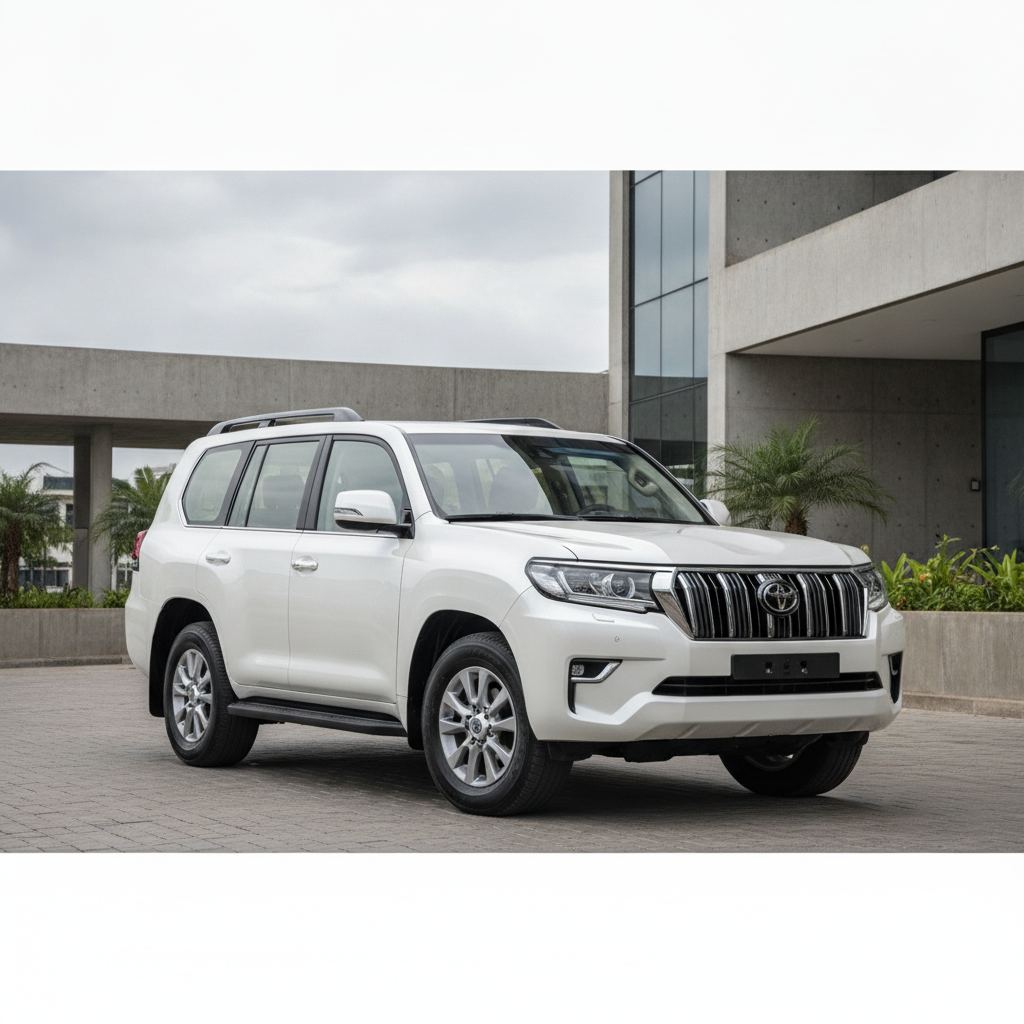 Location Toyota Land Cruiser 300 avec chauffeur à Conakry — vue avant